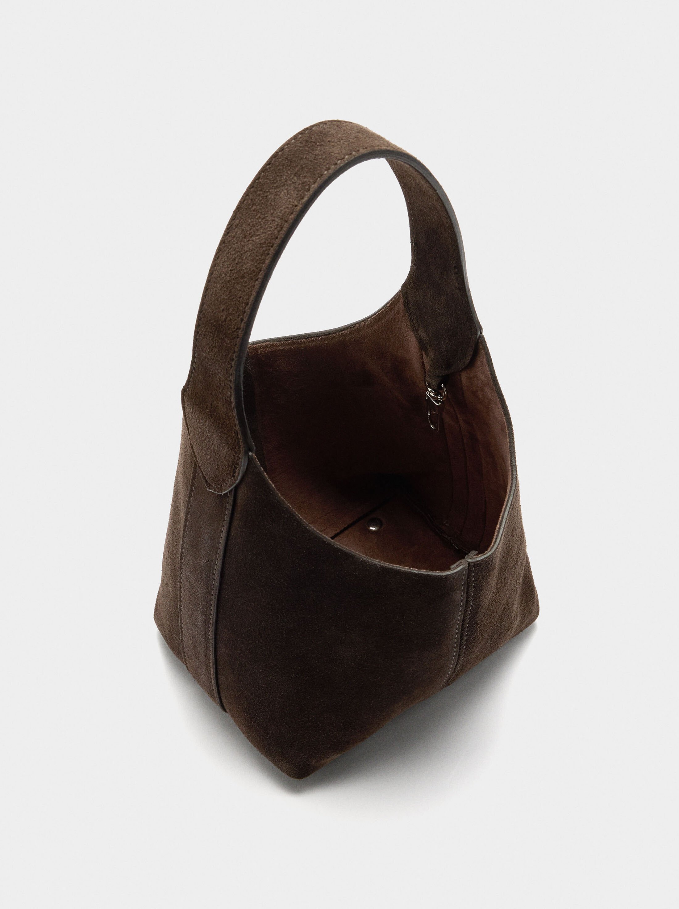 Suede bucket bag image number 3.0
