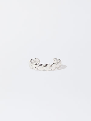 Stainless Steel Ring With Hearts image number 0.0