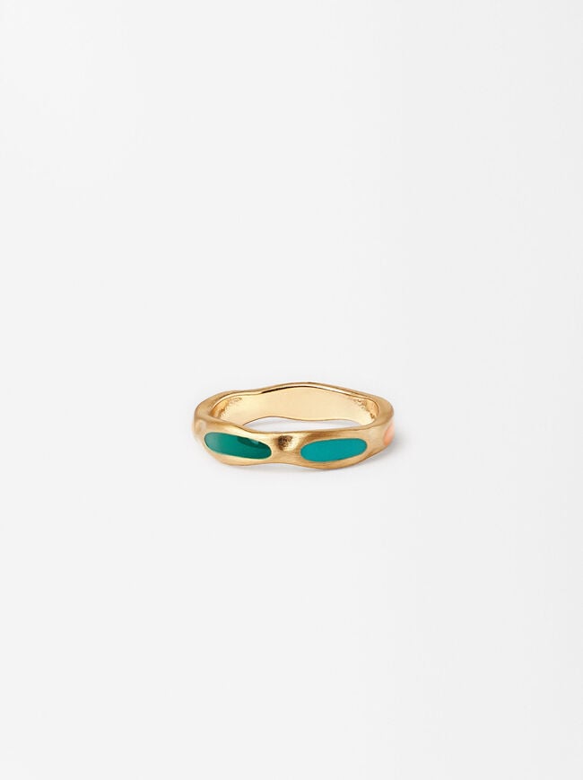 Irregular Ring With Multicolor Detail image number 0.0