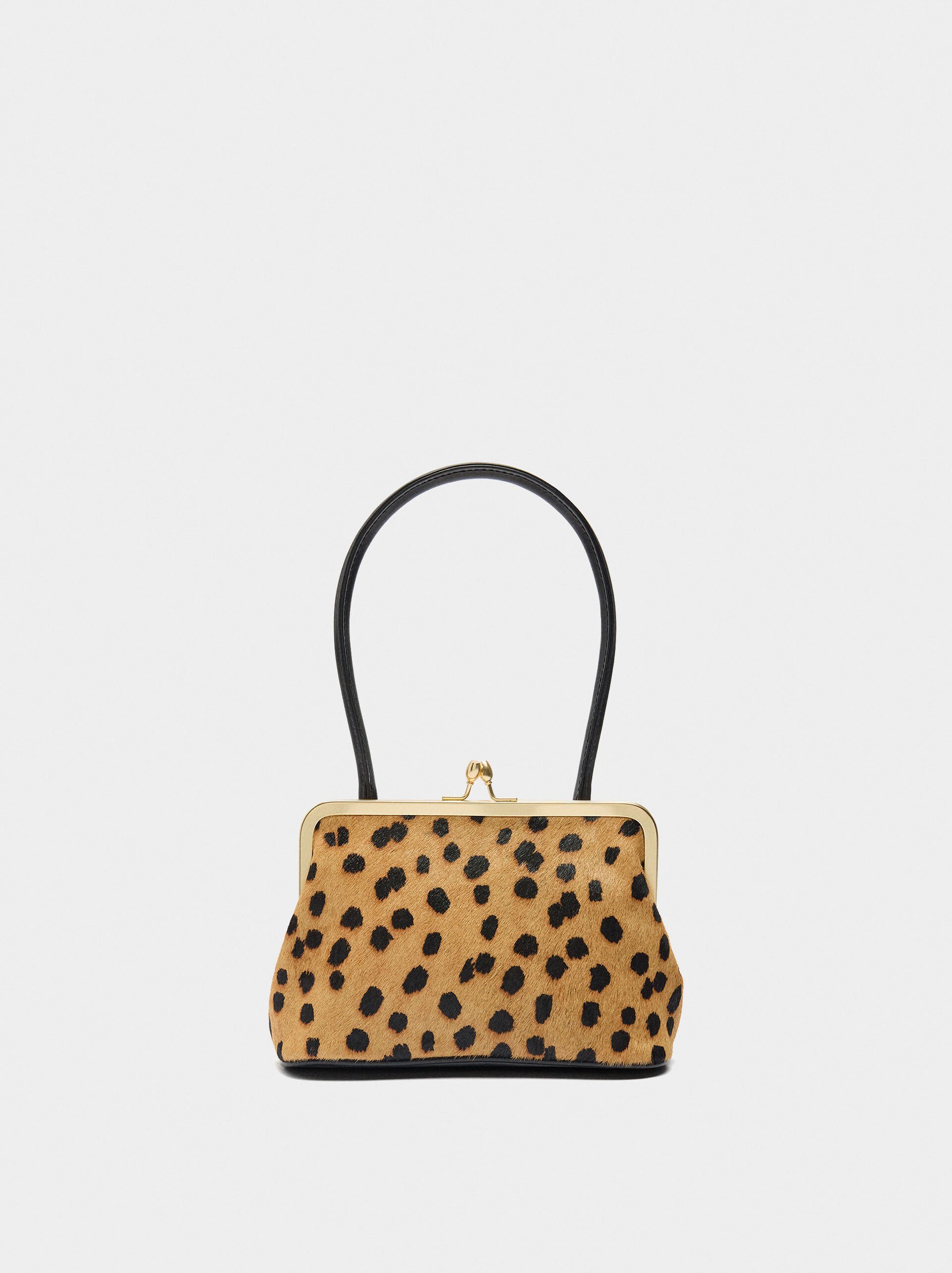 Party bag in animal printed leather image number 0.0