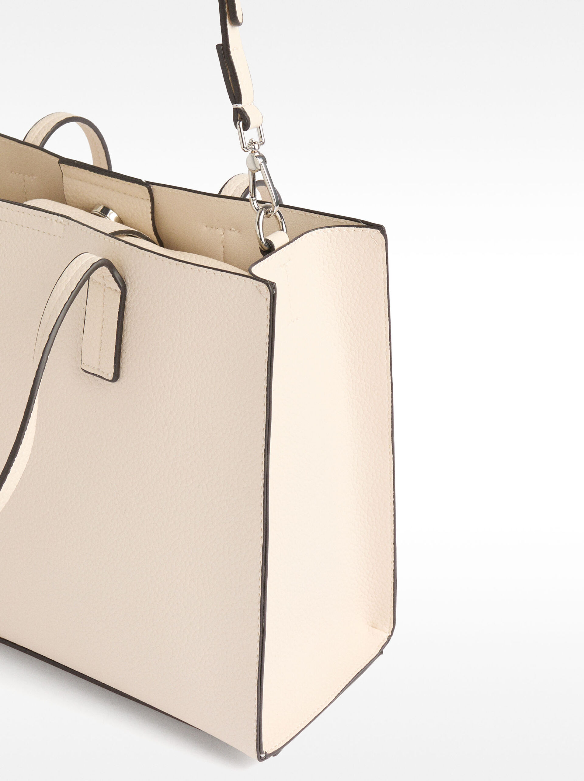 Shopper bag with removable pouch image number 3.0