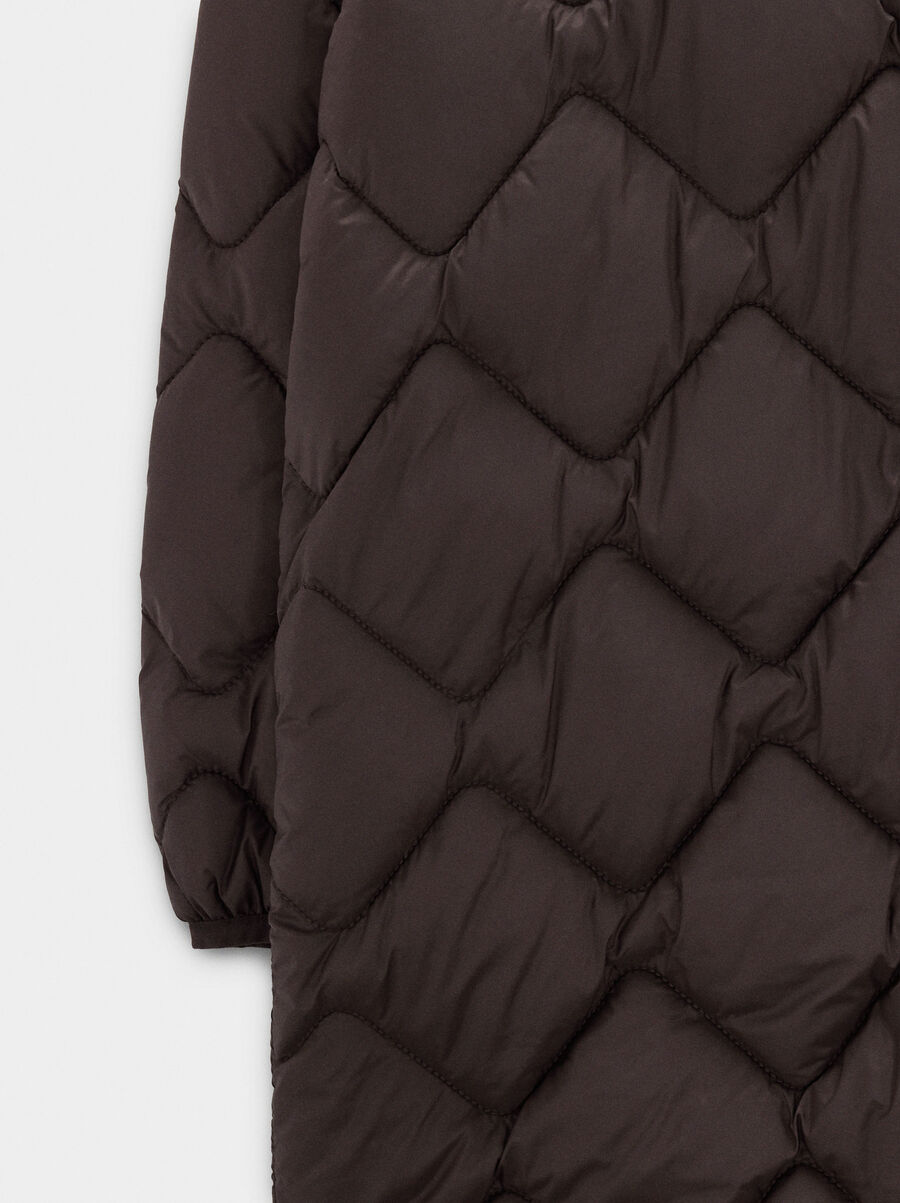 Abrigo largo acolchado