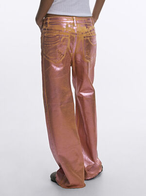 Jeans In Metallic-Optik image number 5.0
