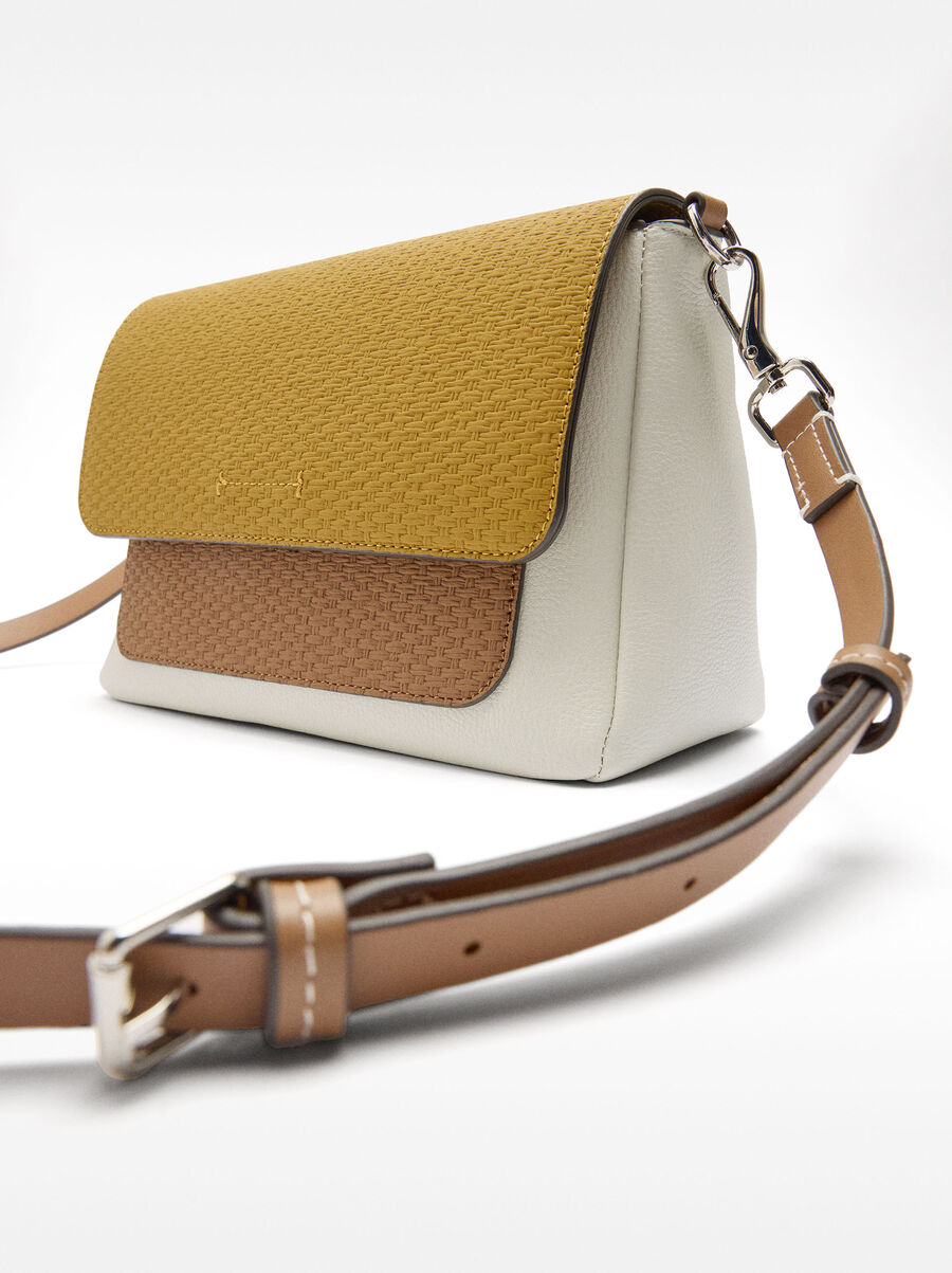 Color block crossbody bag