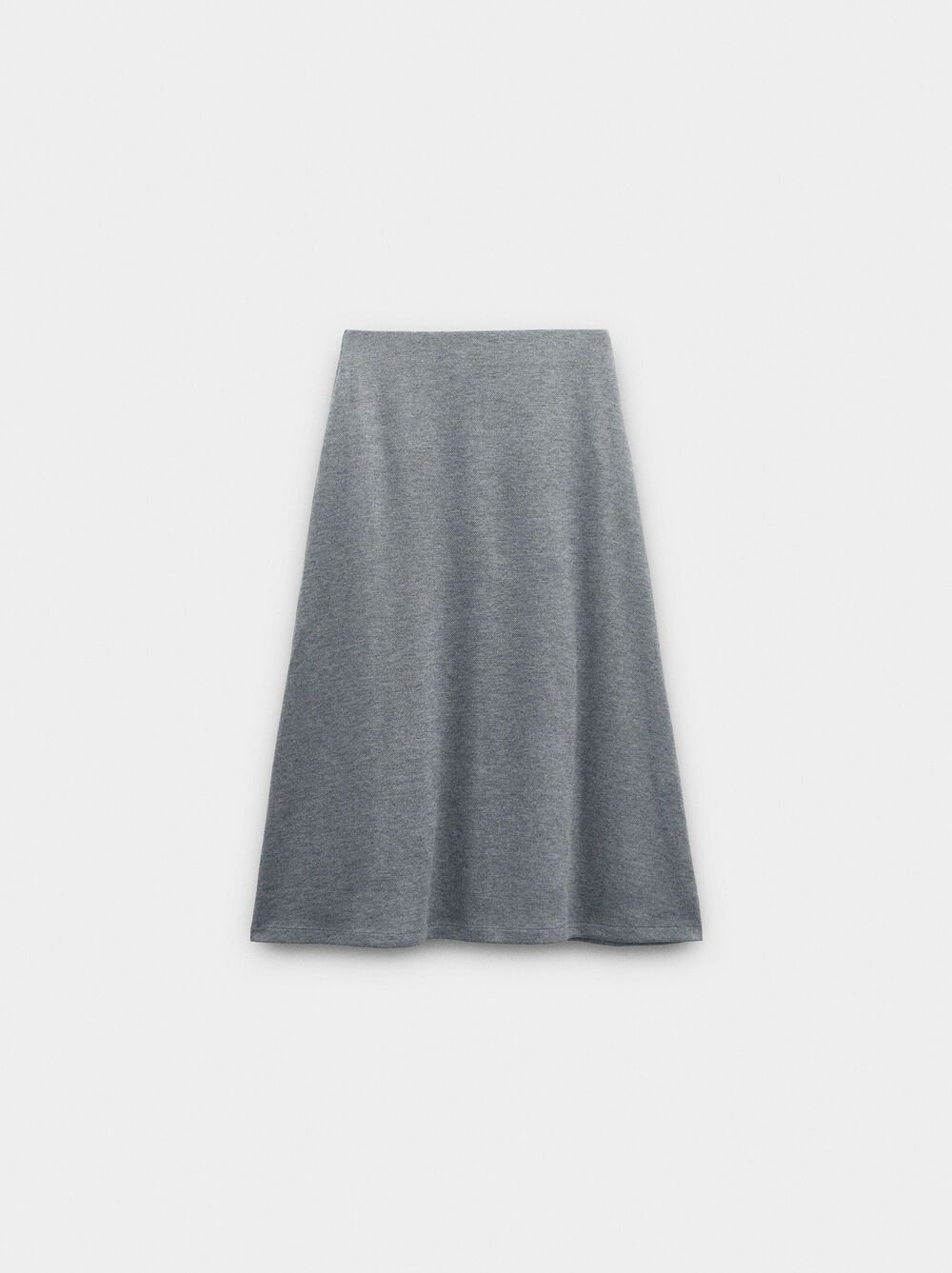 Falda midi cintura elástica
