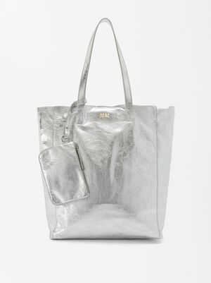 Personalized Leather Tote Bag image number 0.0