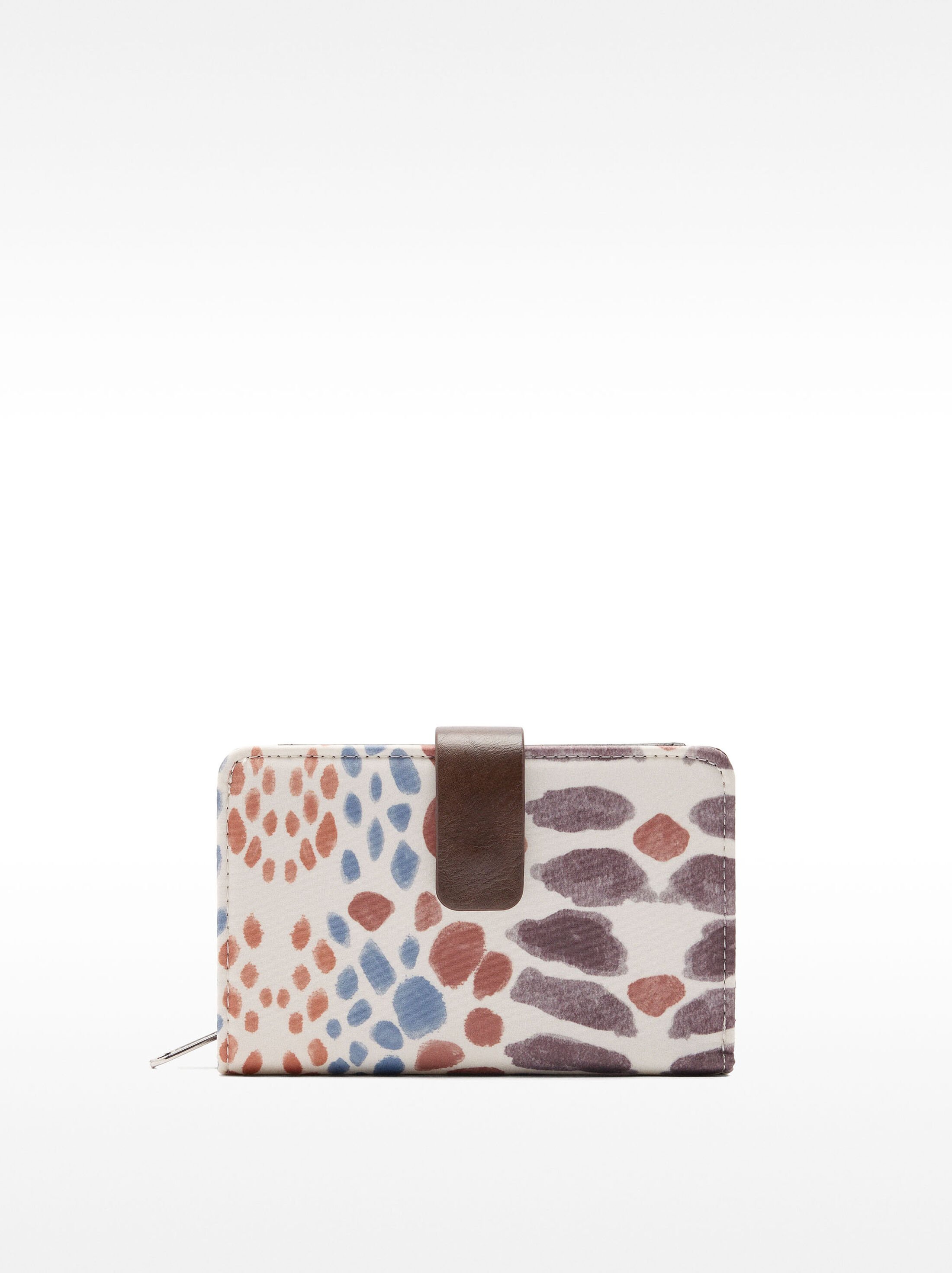 Porta-moedas de nylon estampado image number 0.0