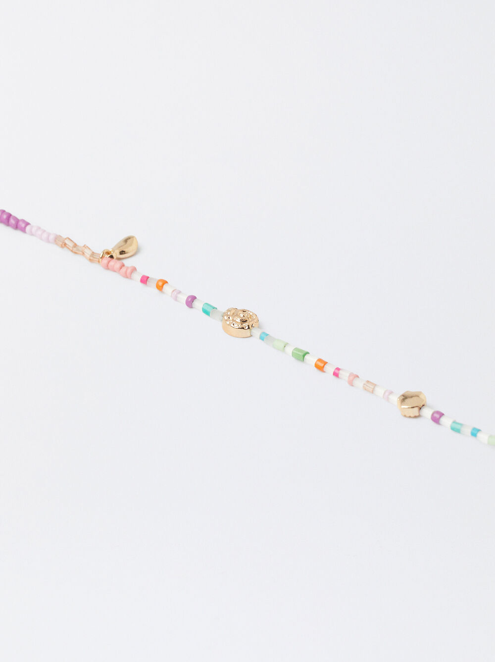 Bracelet De Cheville Multicolore Perles Fantaisie