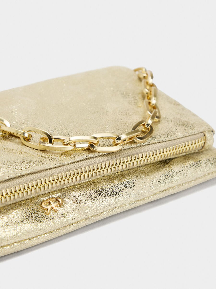 Bolso metalizado para fiesta