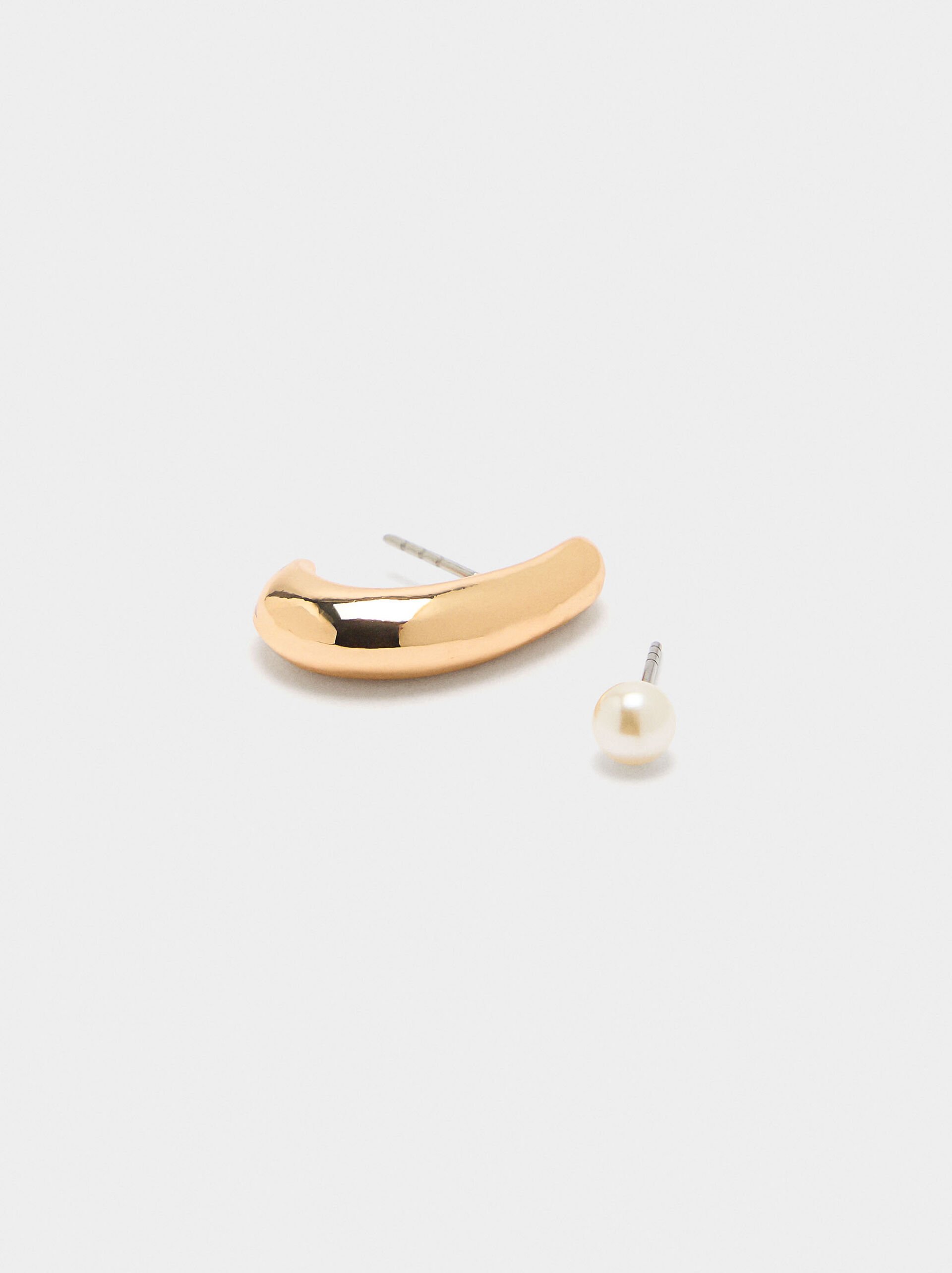 Set de pendientes de perlas image number 1.0