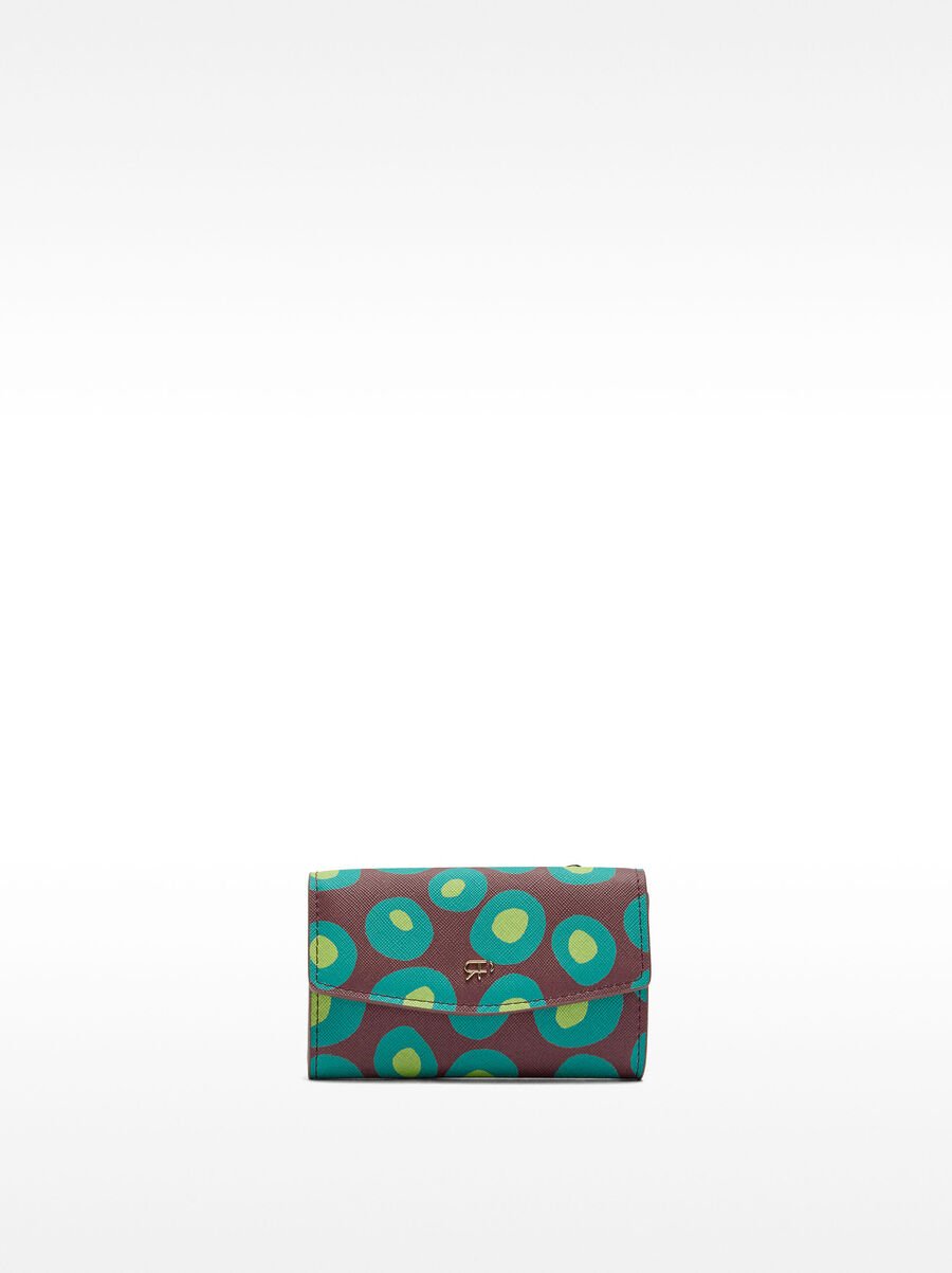 Printed card holder with texture