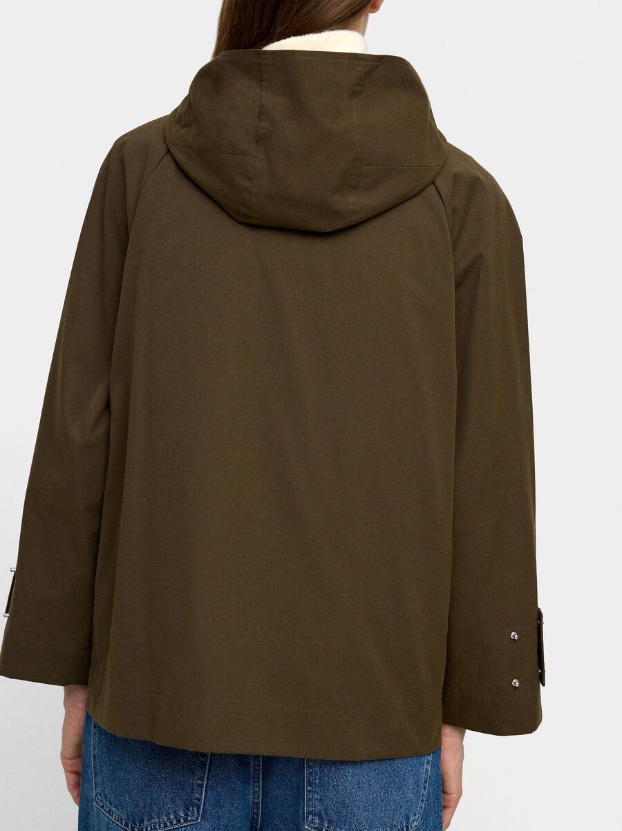 Jacket with hood and vest