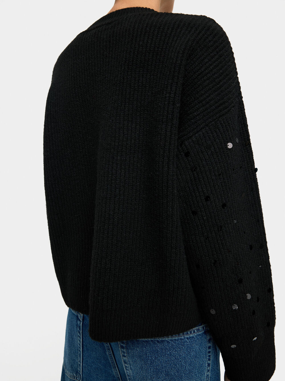 Jersei de punt amb lantejoles