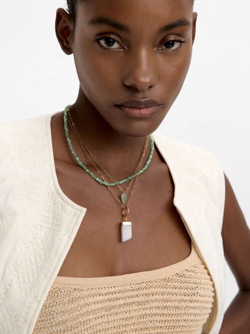 Set de collares con piedras