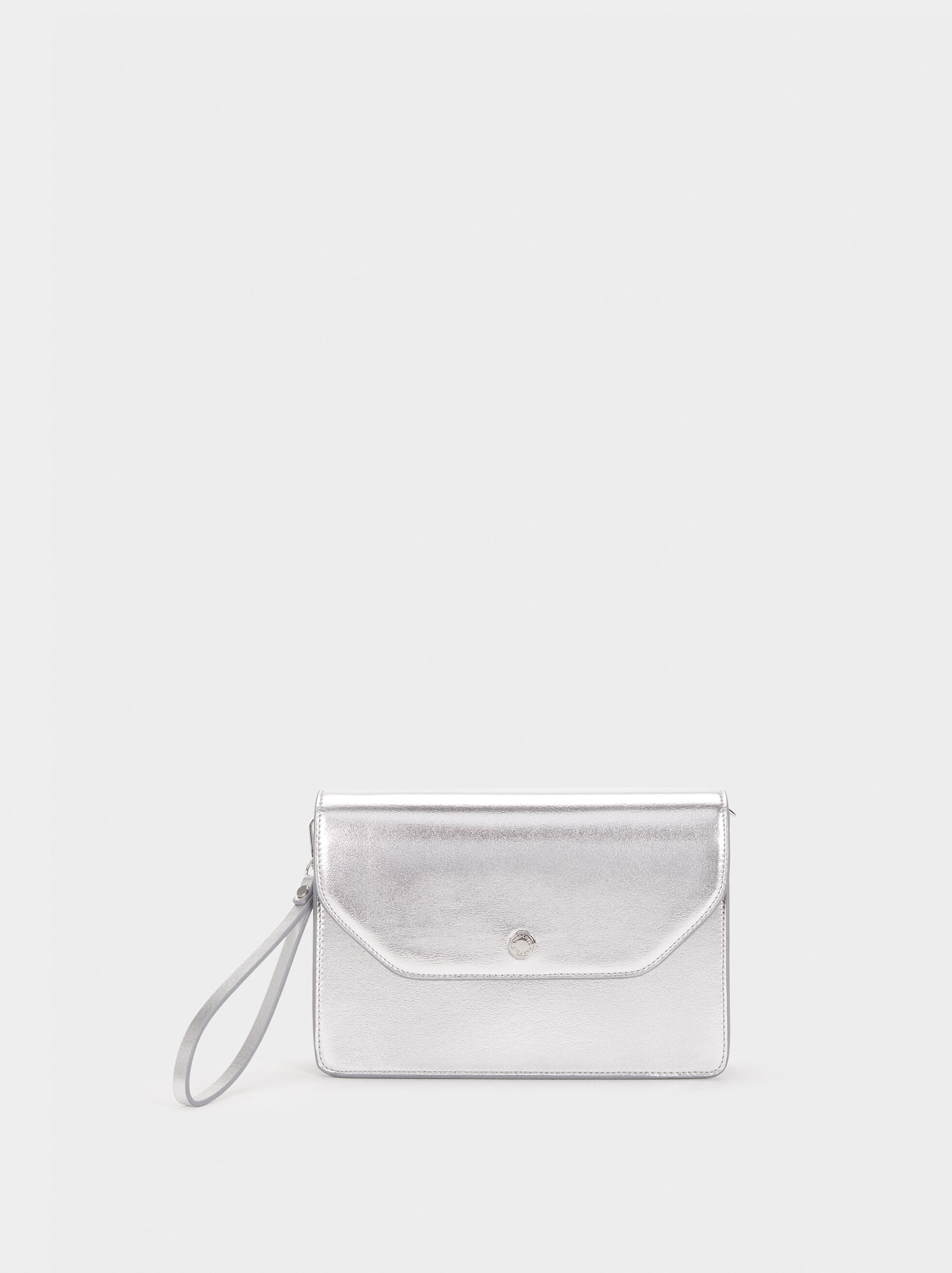 black clutch with handle