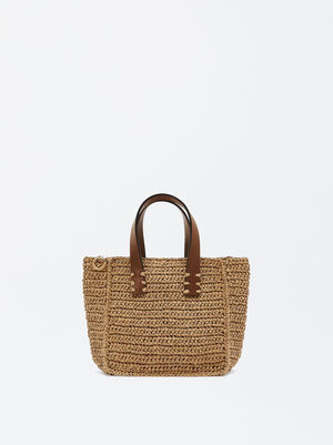 Straw-Effect Tote Bag image number 0.0