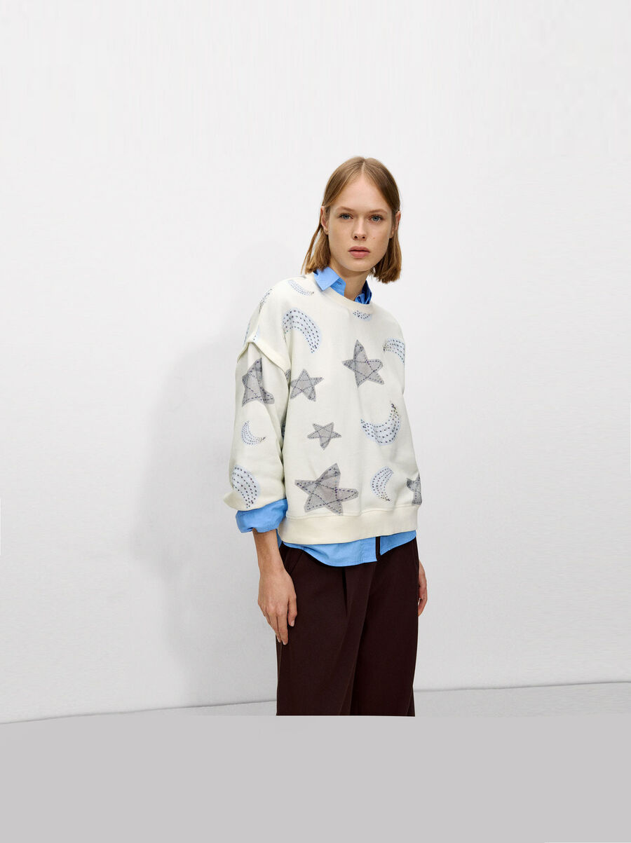 Sweat lune et étoiles