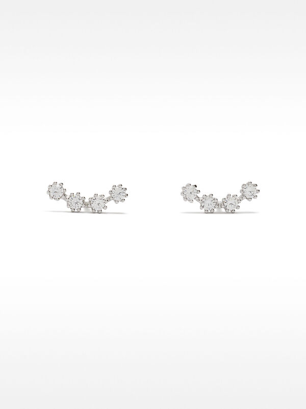 Boucles d'oreilles en argent 925 avec zircone