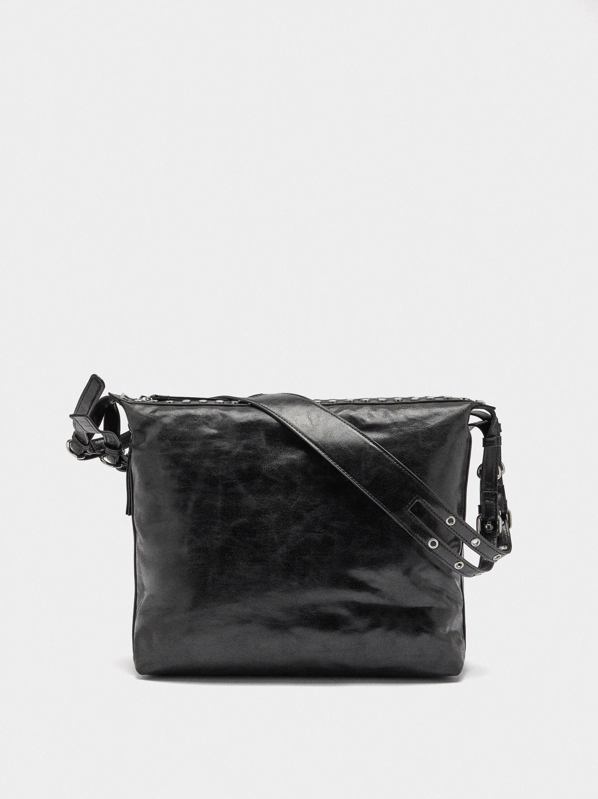 Shoulder bag with studs image number 0.0