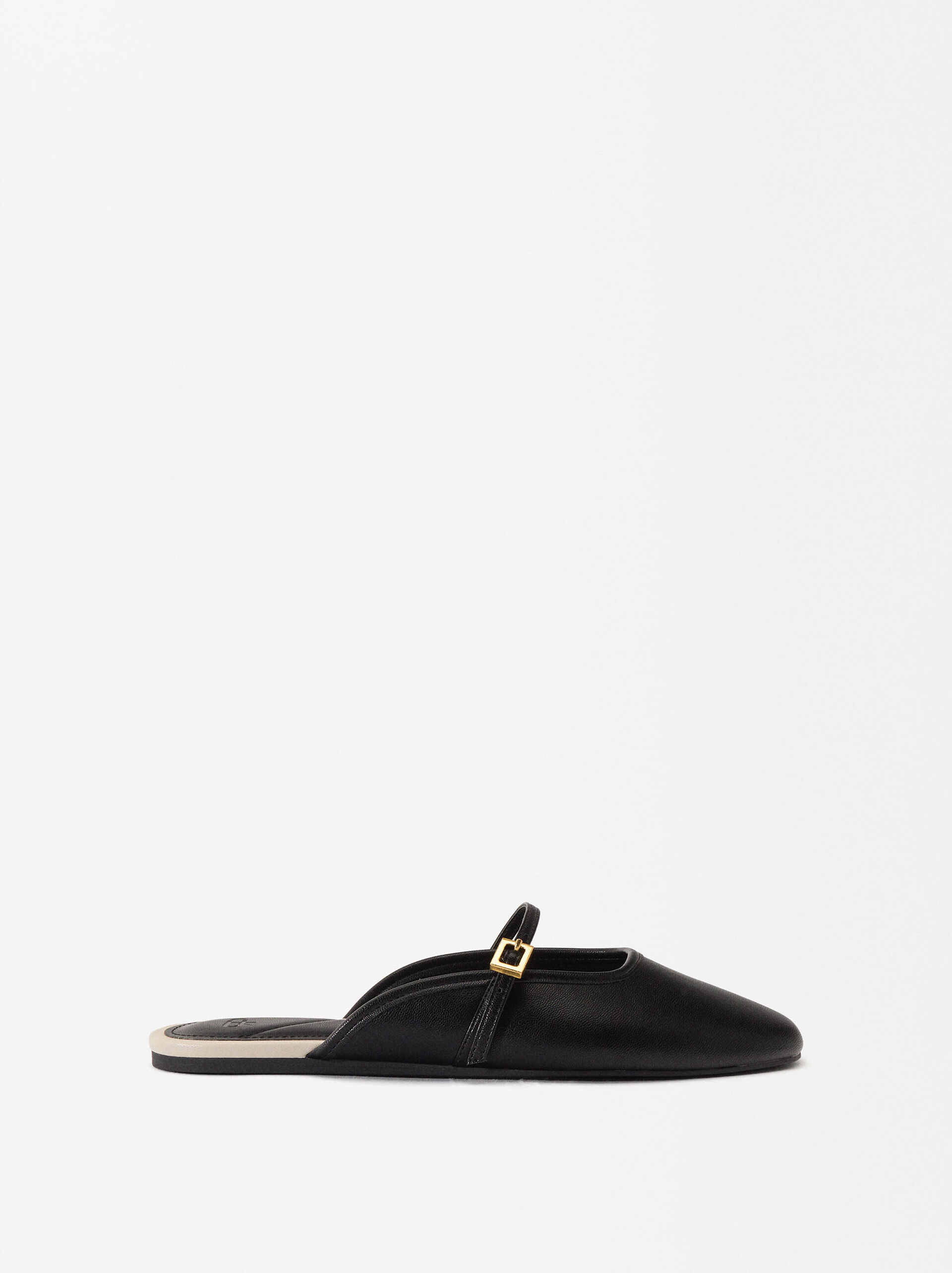 Slingback ballet flats buckled image number 0.0