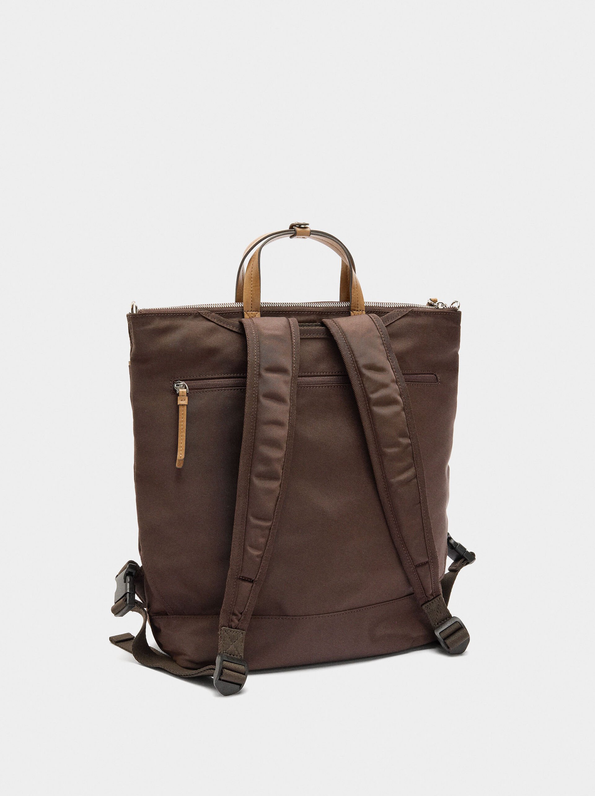 Nylon laptop backpack image number 2.0
