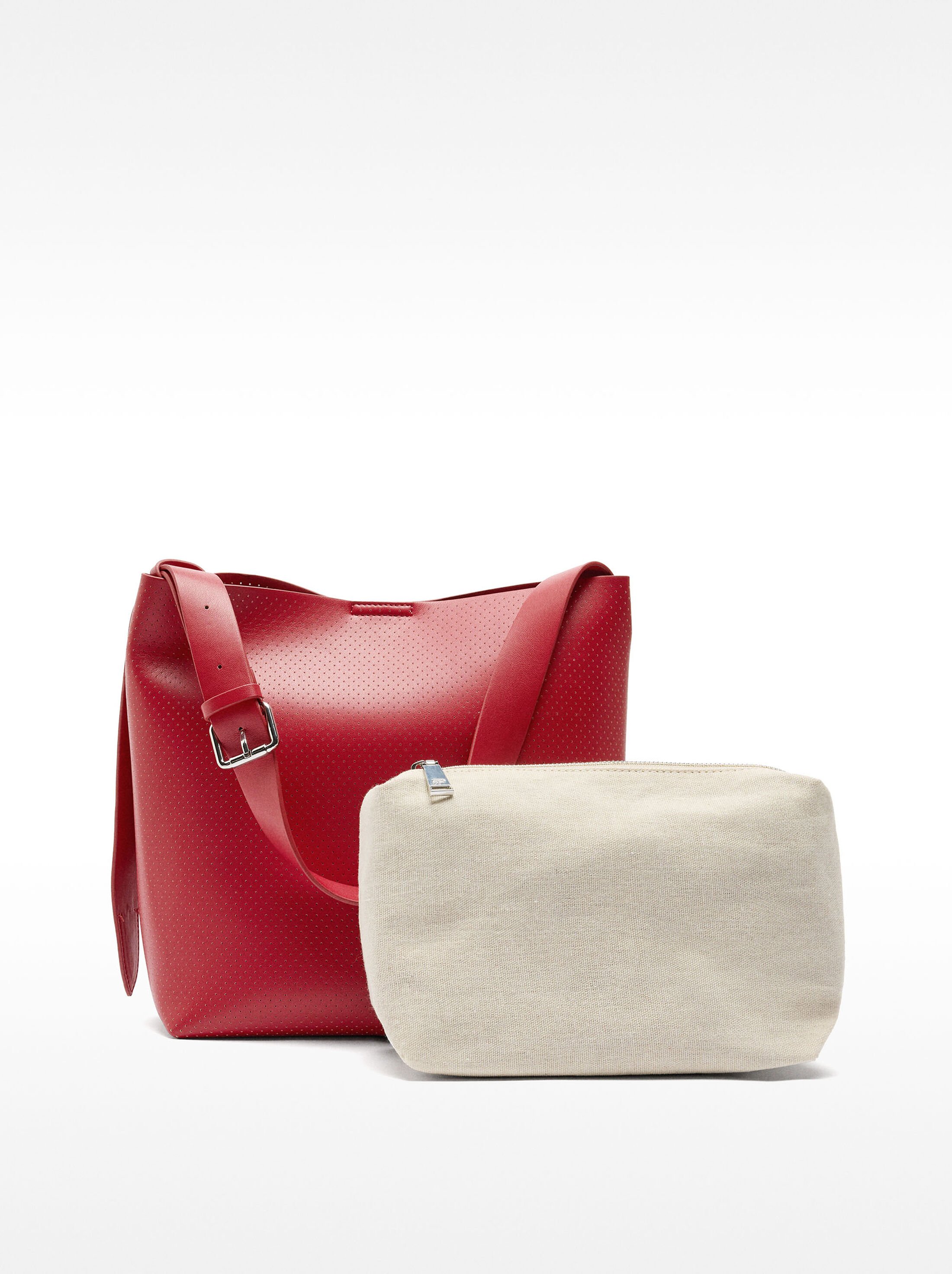 Shoulder bag with texture image number 3.0