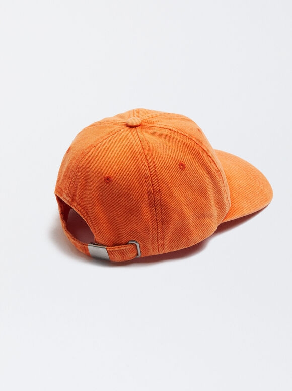 Denim Cap, Orange, hi-res