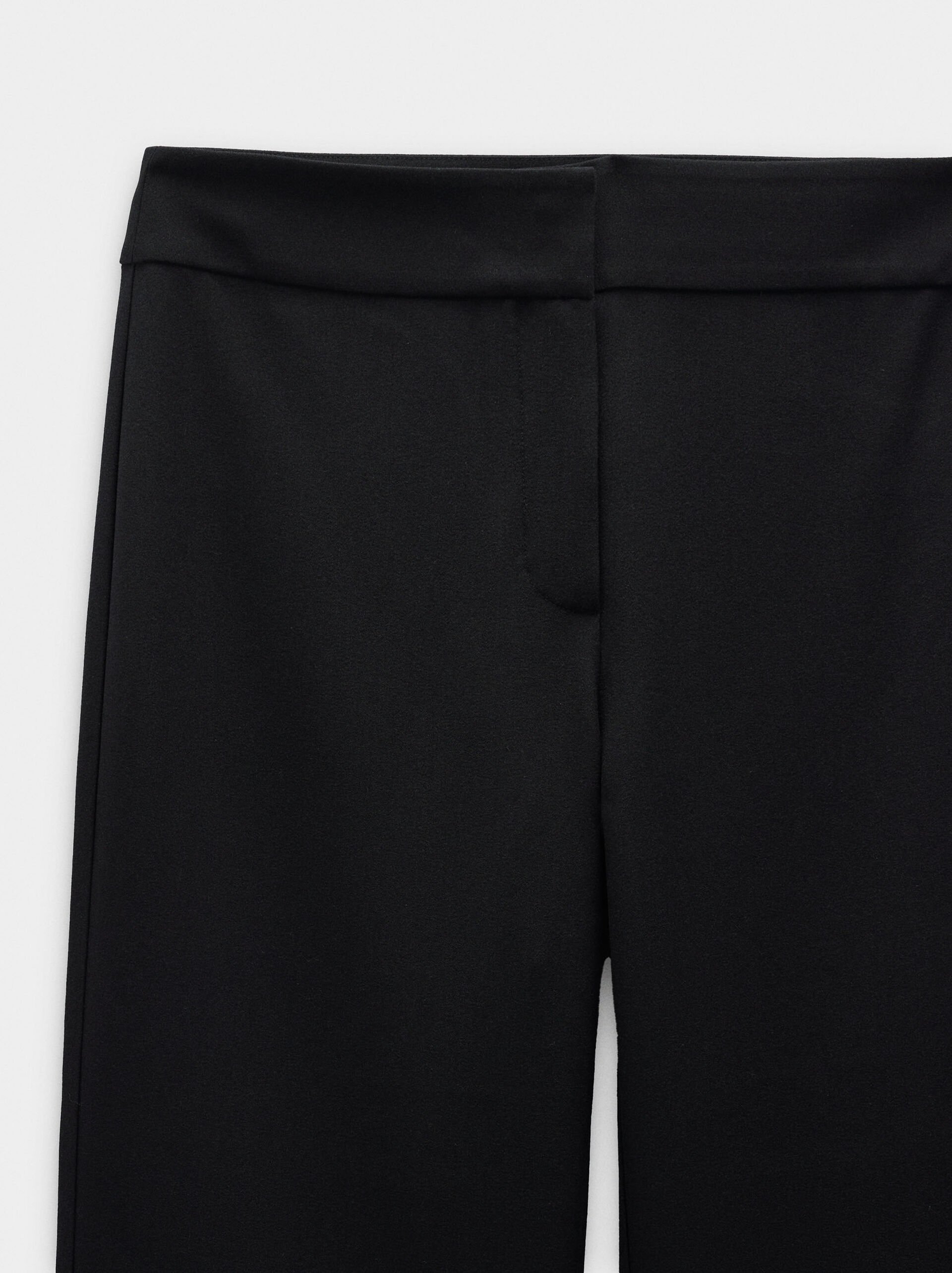 Straight trousers with mid-rise waist image number 5.0