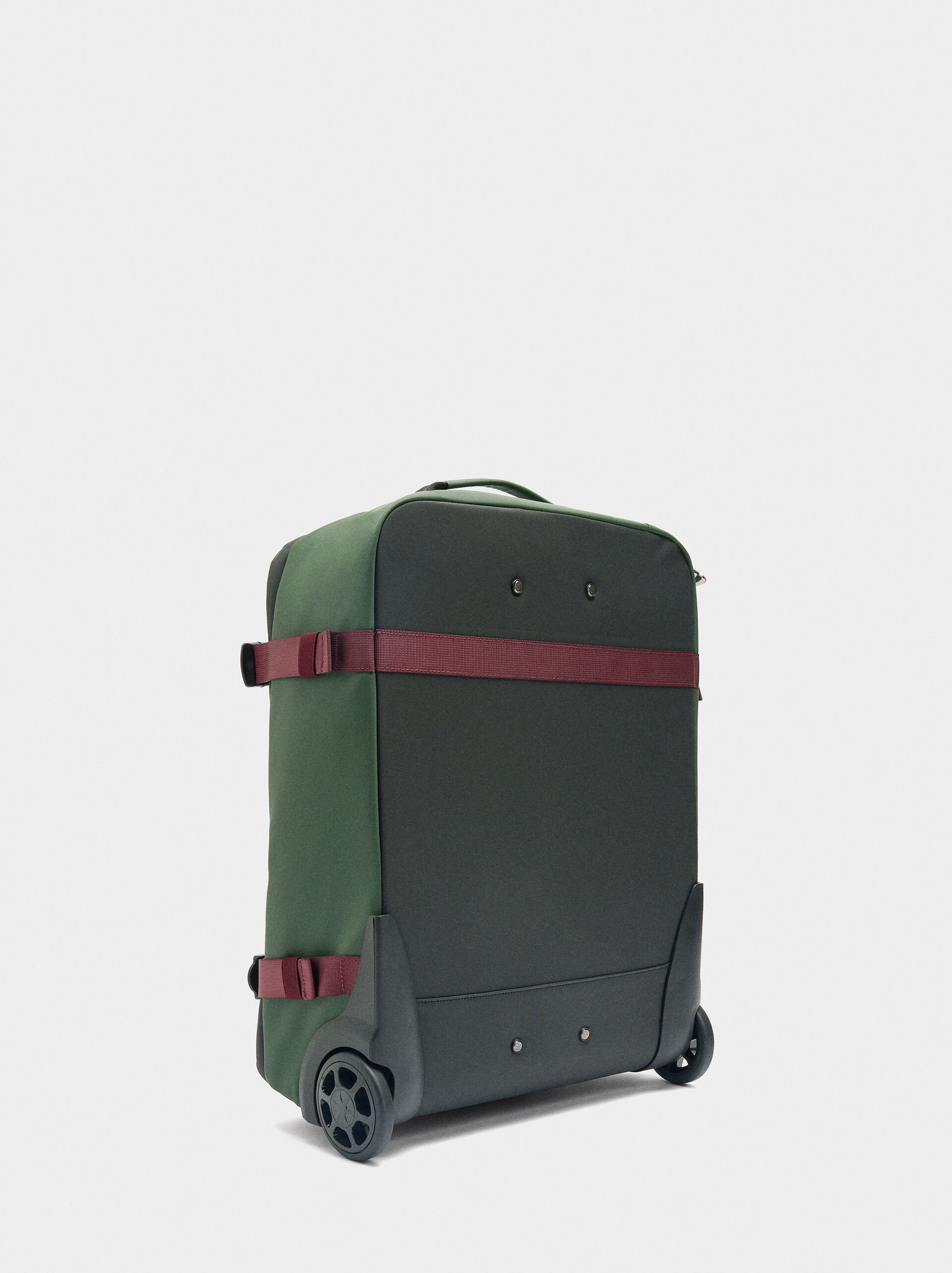 Travel suitcase with soft texture image number 2.0