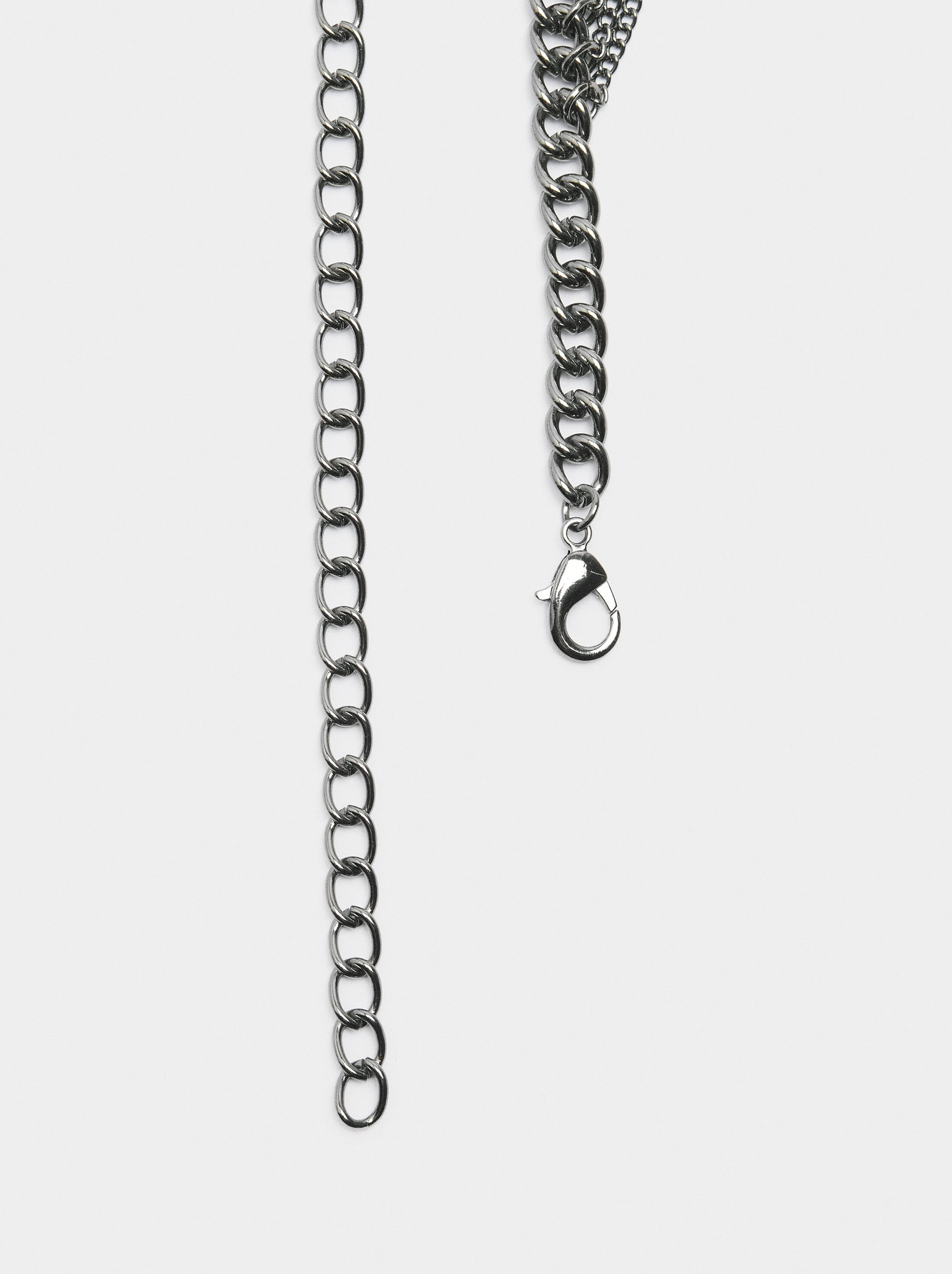 Chain belt with metallic fringes image number 3.0