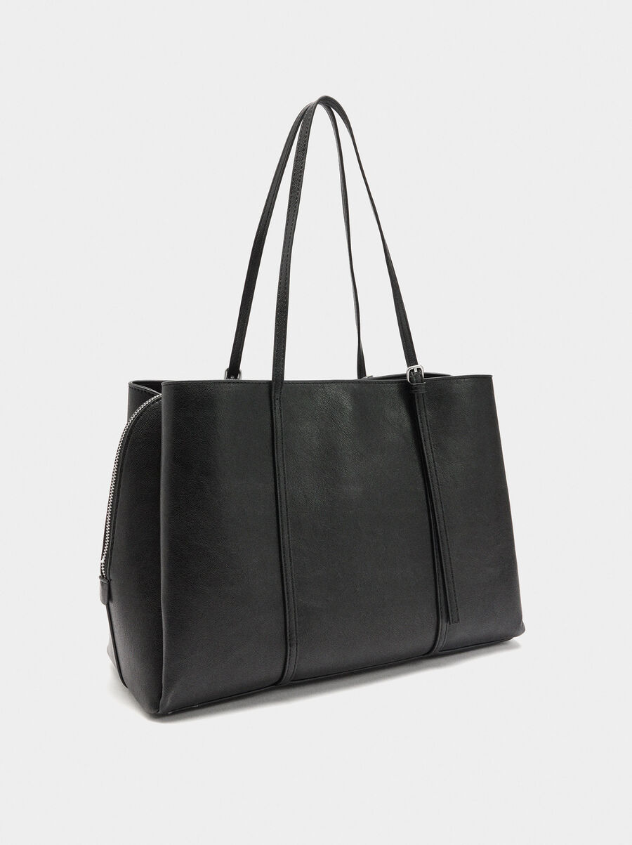 Bolso para portátil 13" con colgante de piel