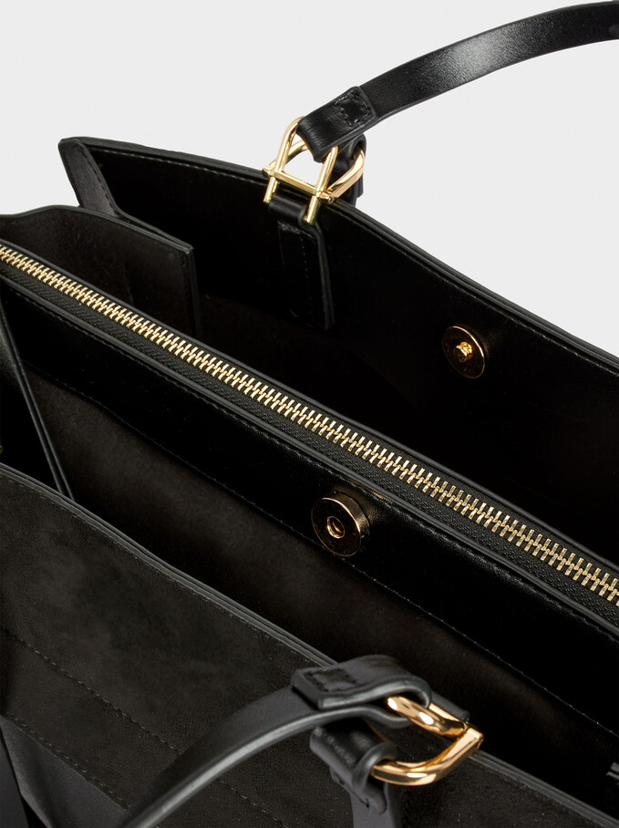 Briefcase For 13” Laptop, Black, hi-res