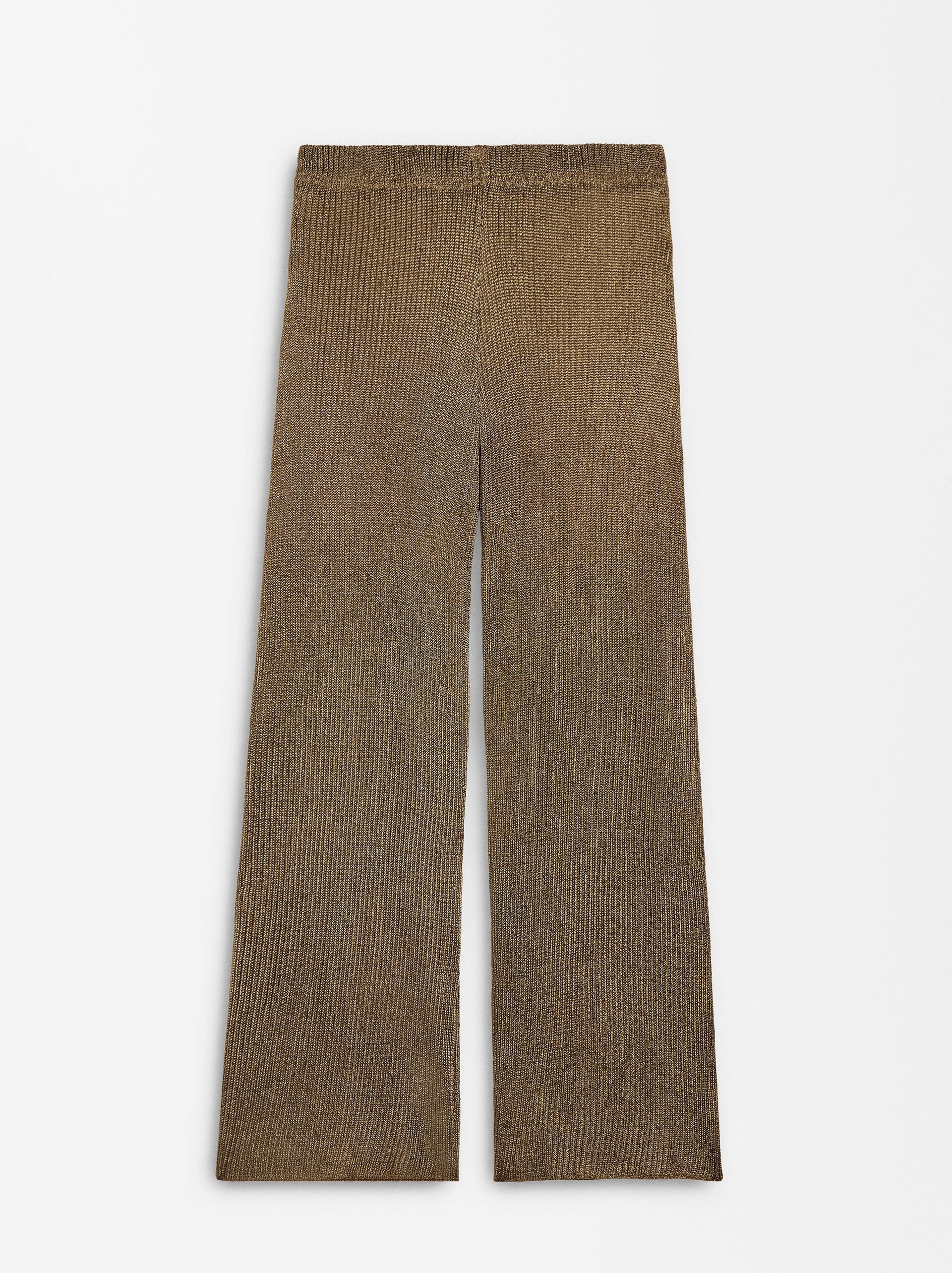 Lurex knit trousers image number 5.0