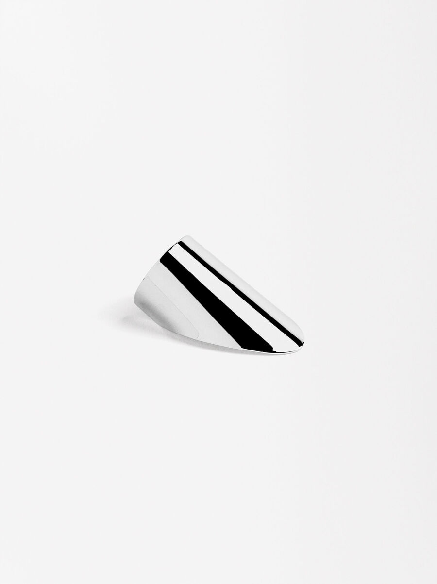 Wide smooth ring