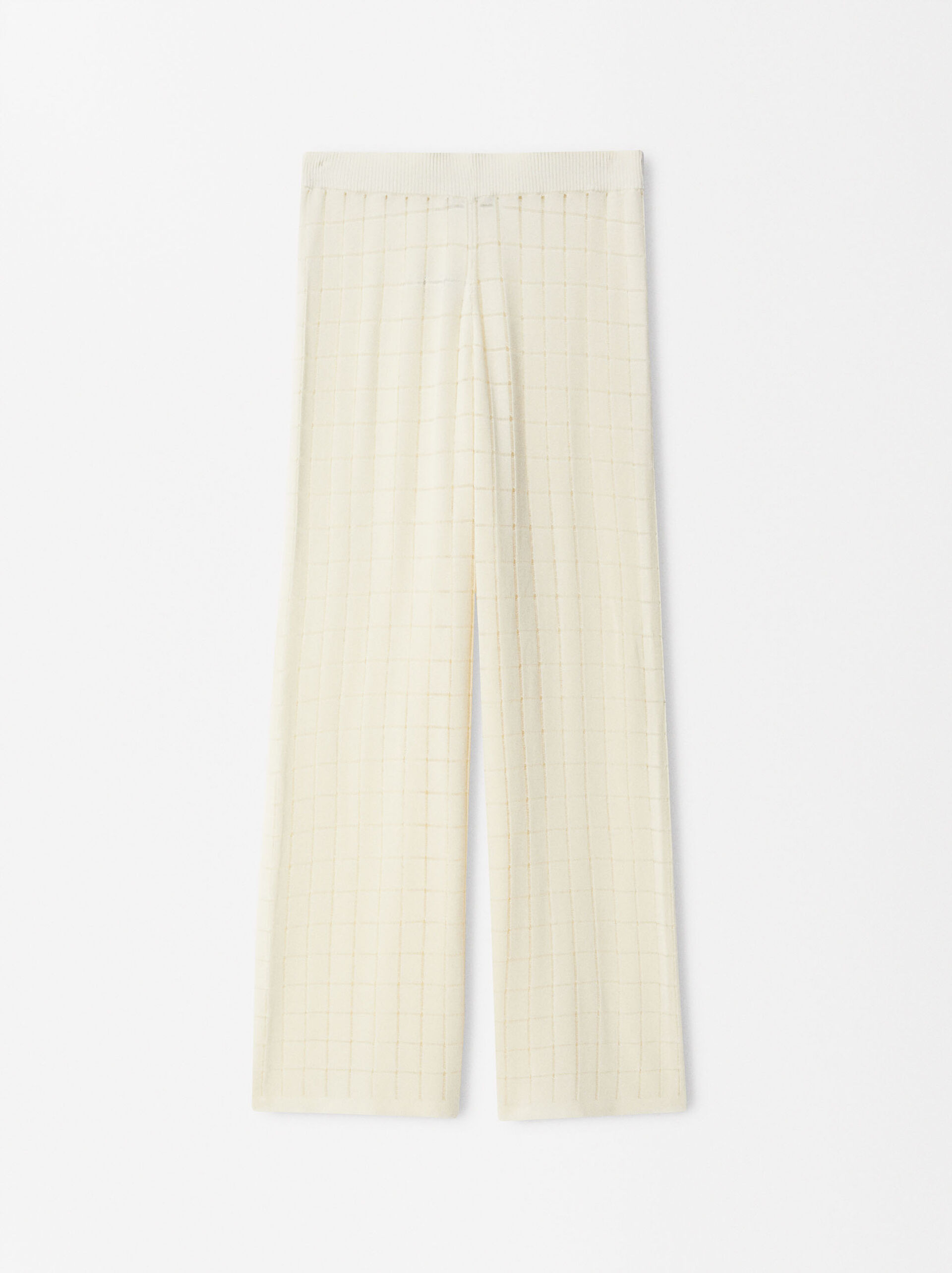 Pointelle Knit Trousers image number 5.0