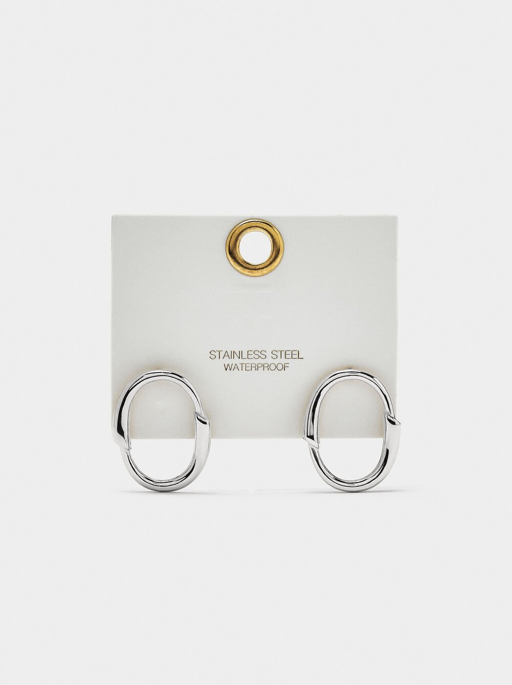 Hoop earrings - stainless steel