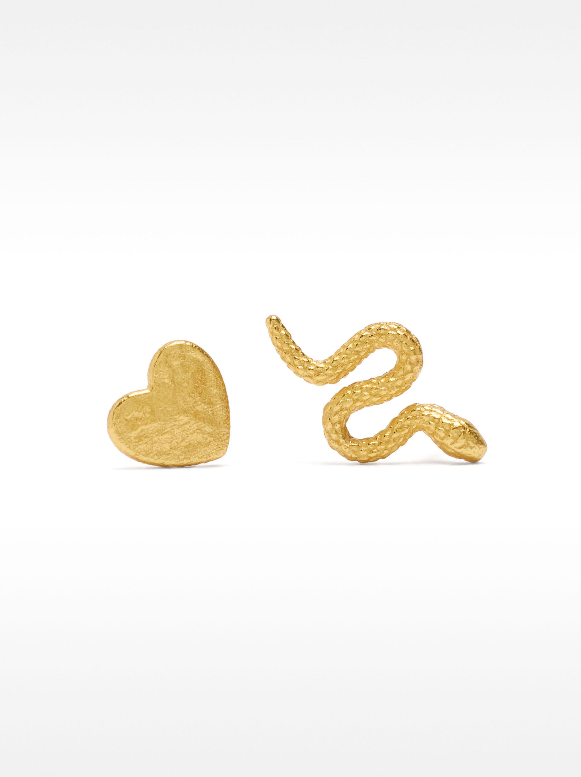 Set of gold earrings - 925 sterling silver image number 2.0
