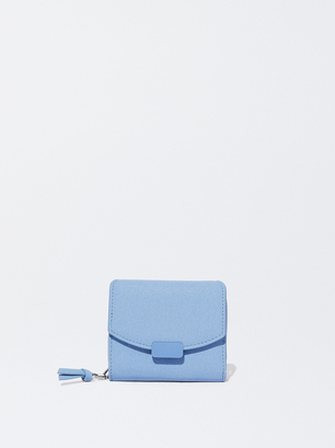 Basic Wallet, Blue, hi-res