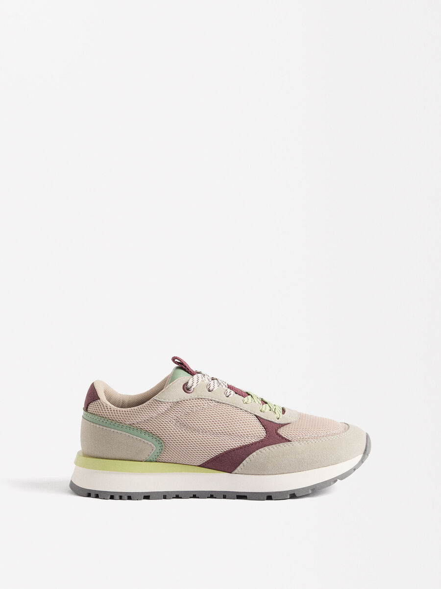 Sneakers Kontrast Multicolor