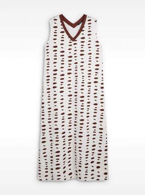 Robe midi imprimé