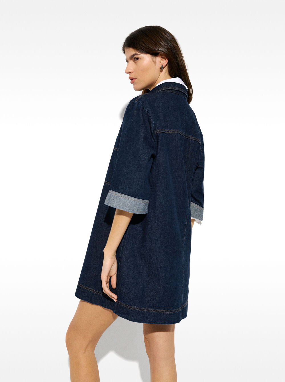 Kurzes Denim-Kleid