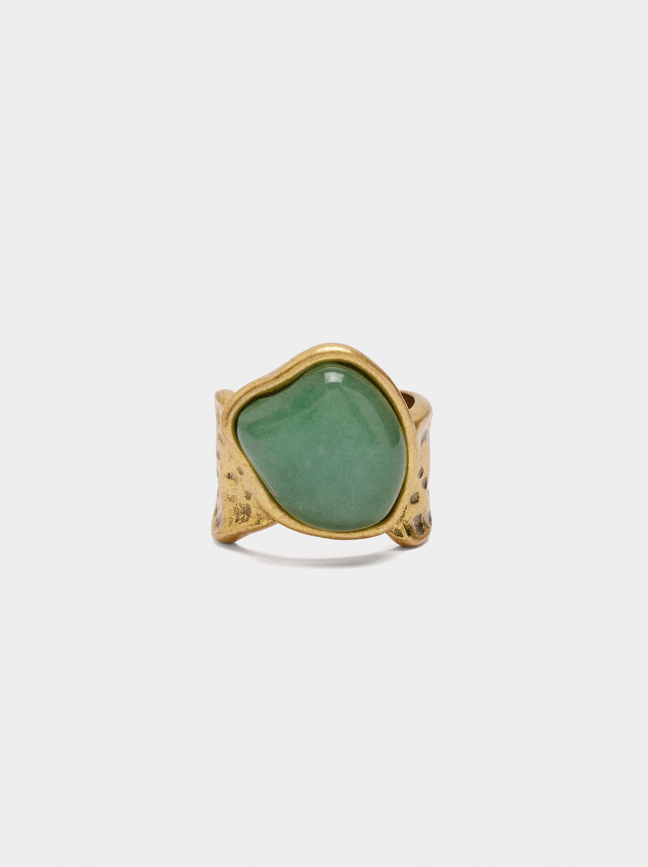 Irregular ring with stone image number 0.0