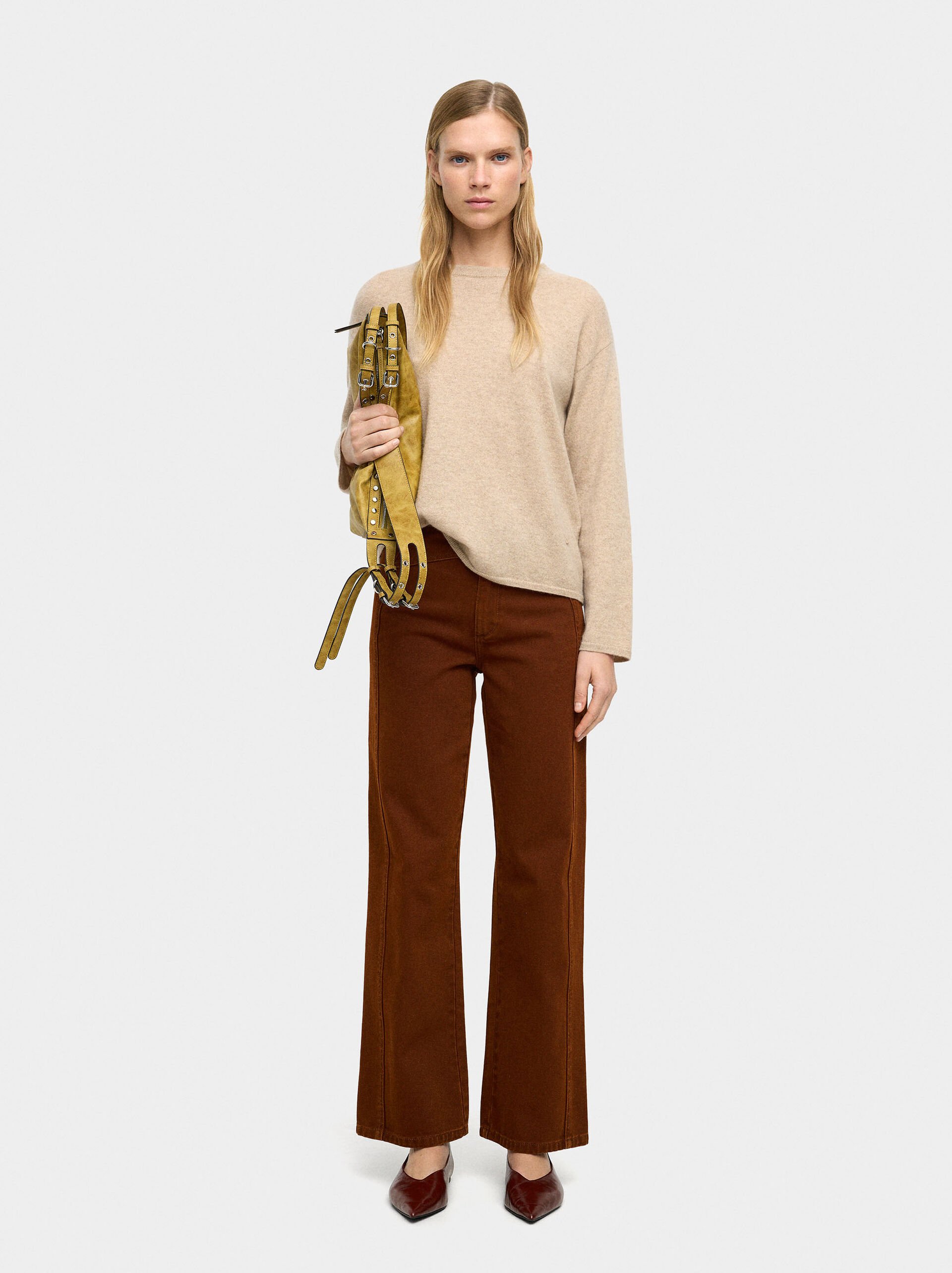 100% cashmere sweater image number 0.0
