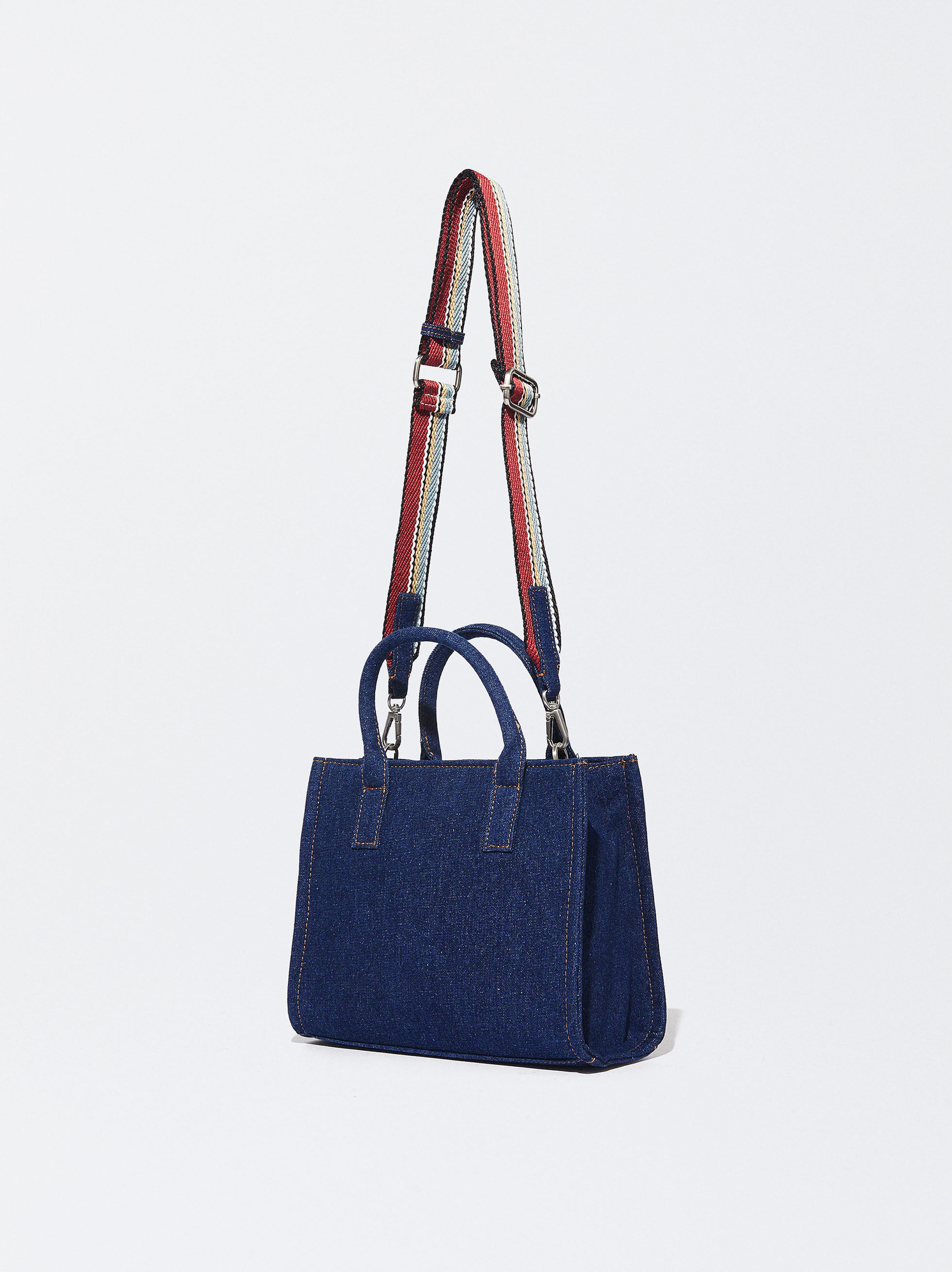 Sac En Jean Avec Int rieur Amovible Bleu Parfois