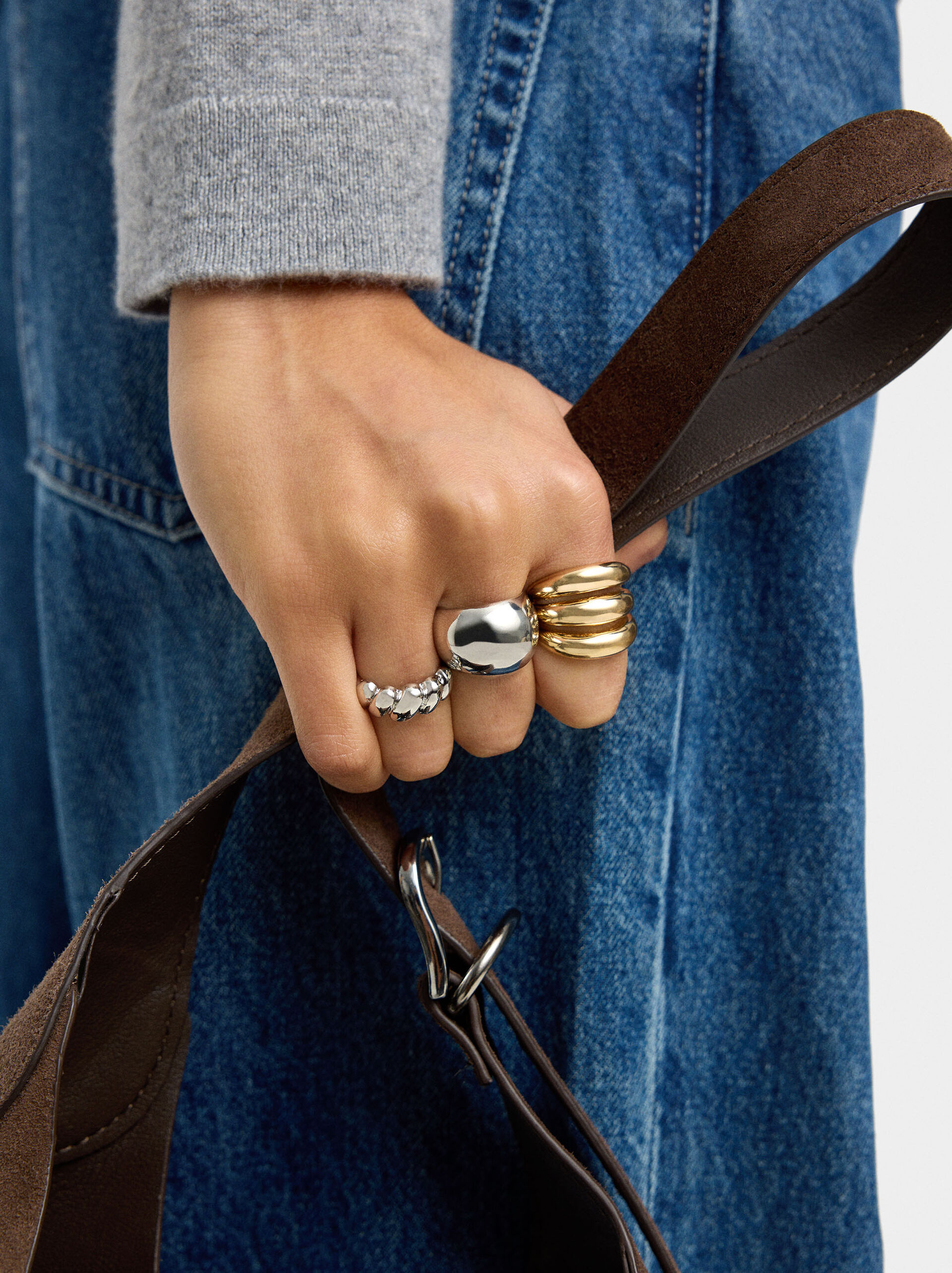 Bicolour ring set image number 1.0