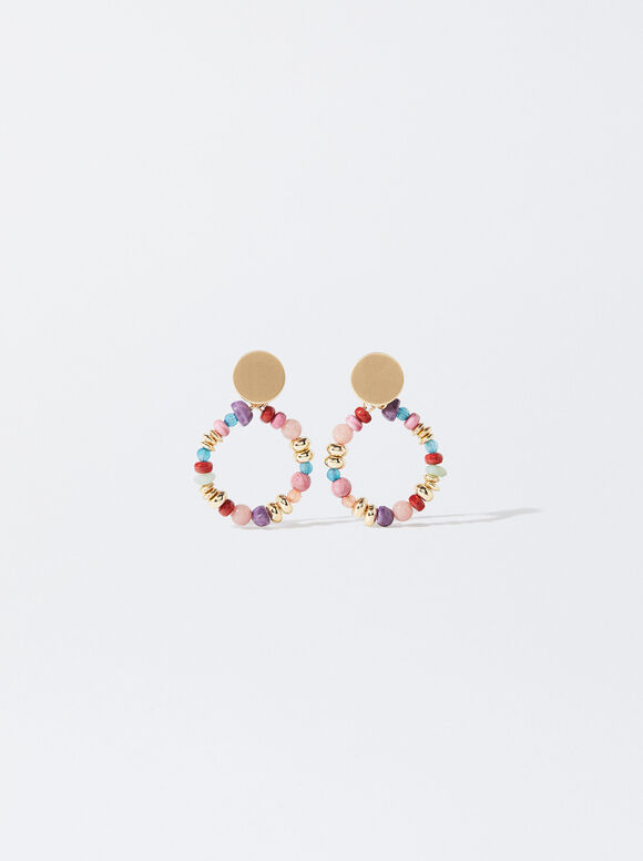 Boucles D’Oreilles Multicolores, Multicolore, hi-res