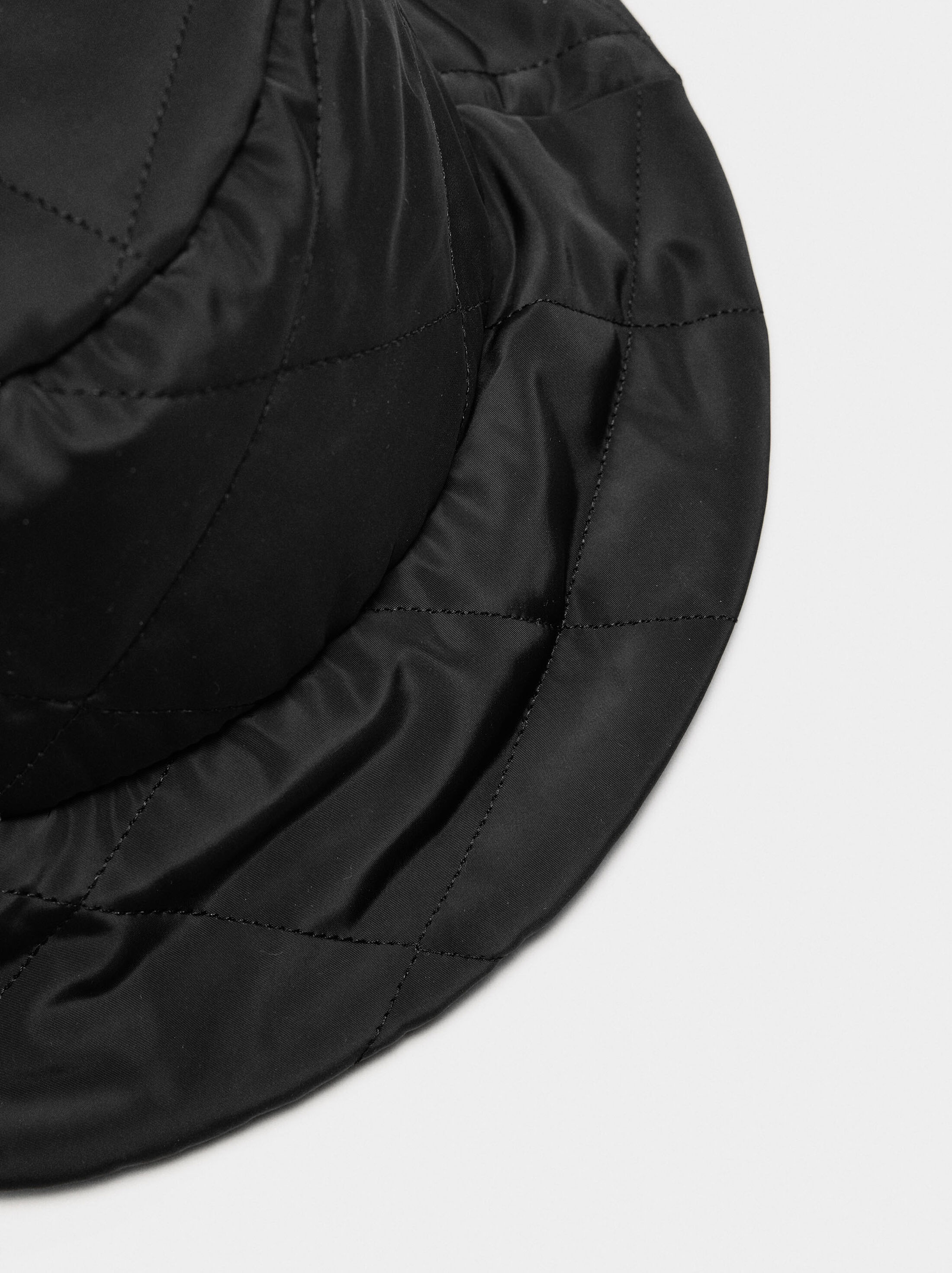 Nylon padded bucket hat image number 1.0