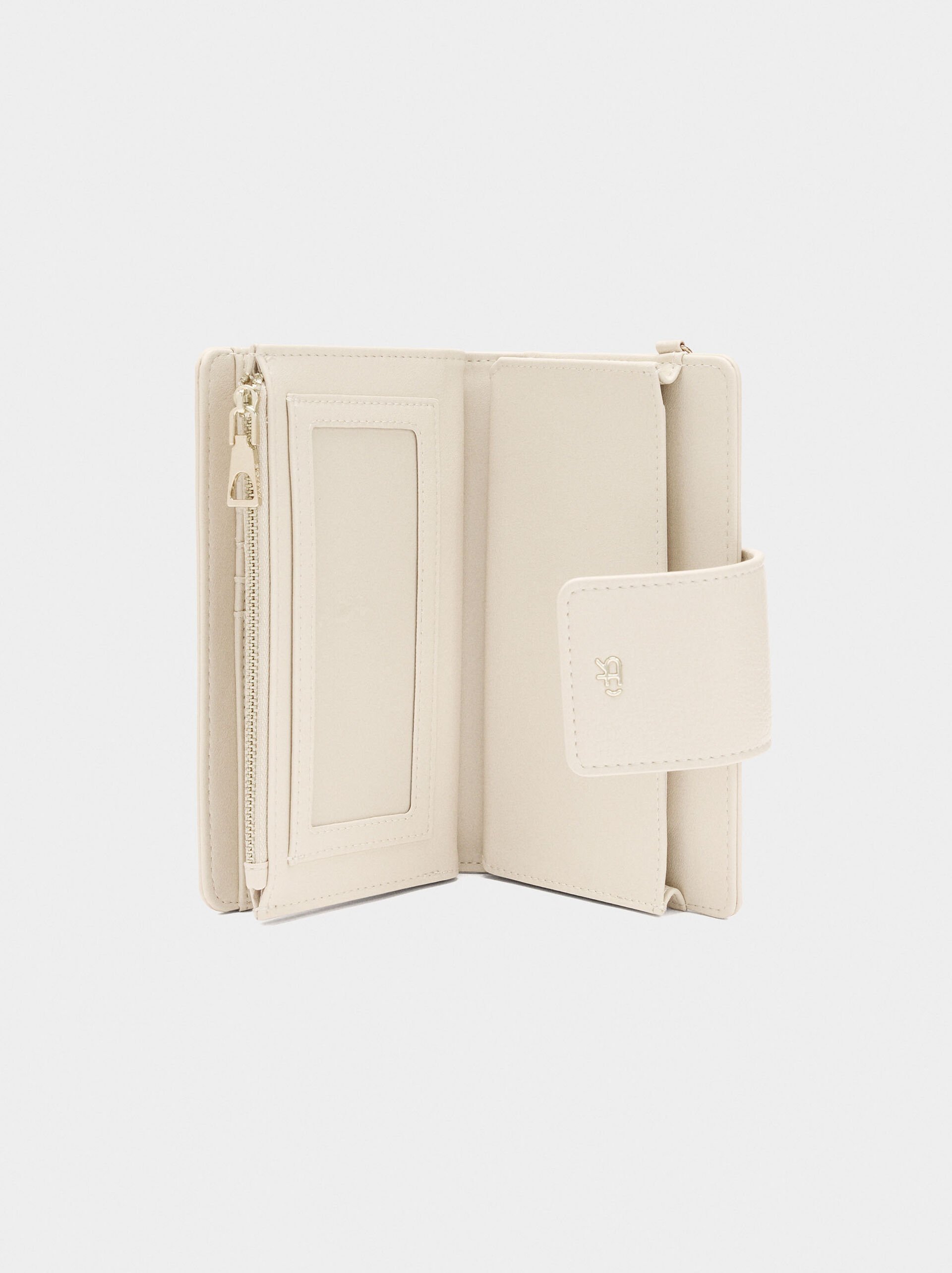 Wallet with mobile phone pocket image number 4.0