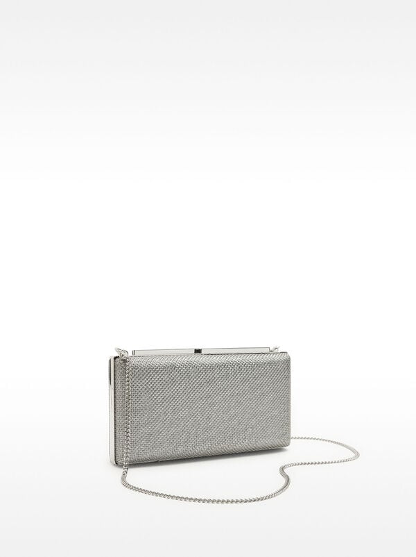 Party clutch bag with chain handle
