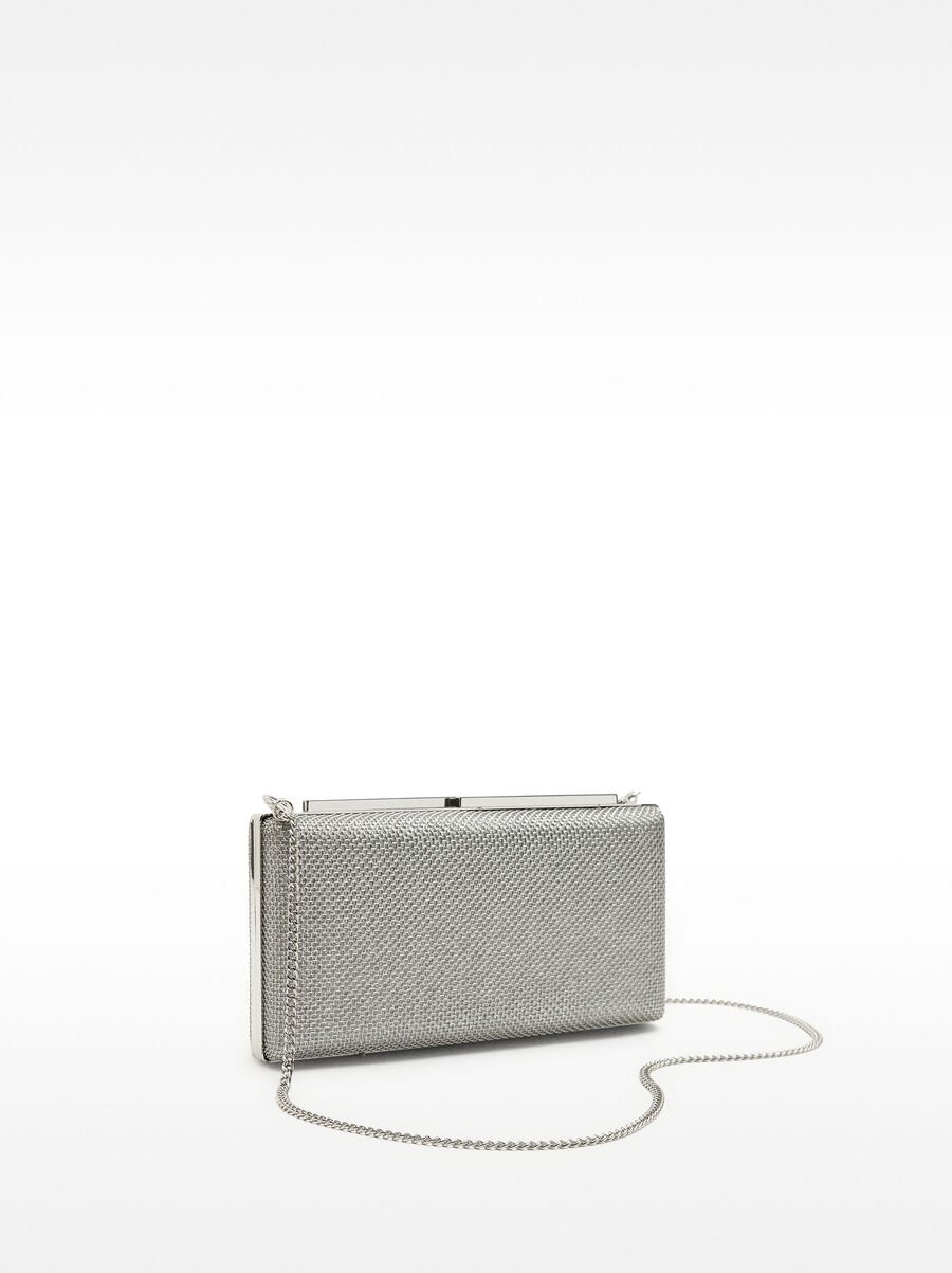 Party clutch bag with chain handle